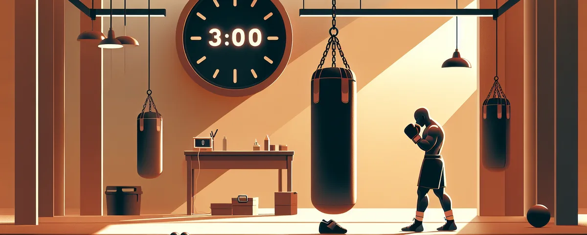 Boxing round timer: how to structure your training rounds