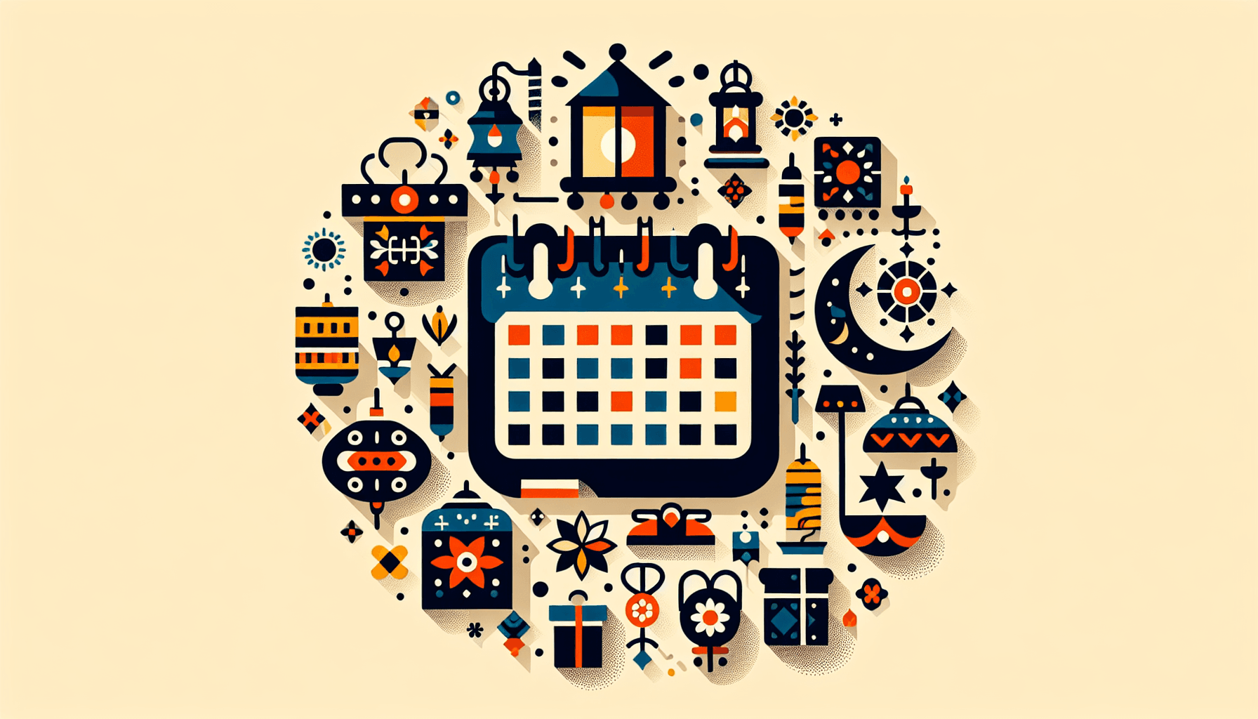 Religious holidays around the world: a countdown calendar